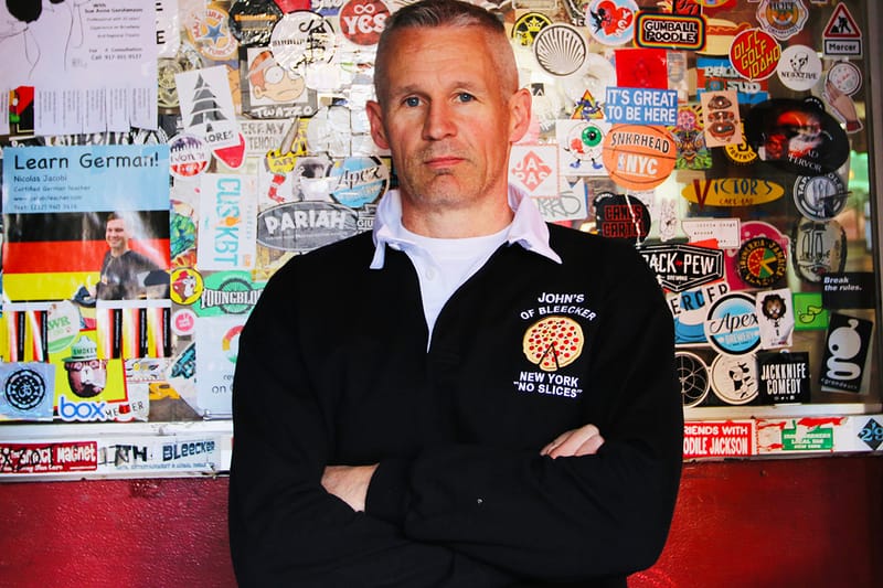 Rowing Blazers Links up With NYC Pizza Spot John's of Bleecker Street