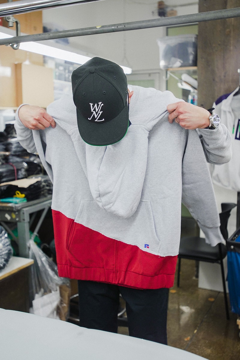 nicole mclaughlin upcycling o-1 dao-yi chow russell athletic release details bag hoodie slides upcycle earth day month