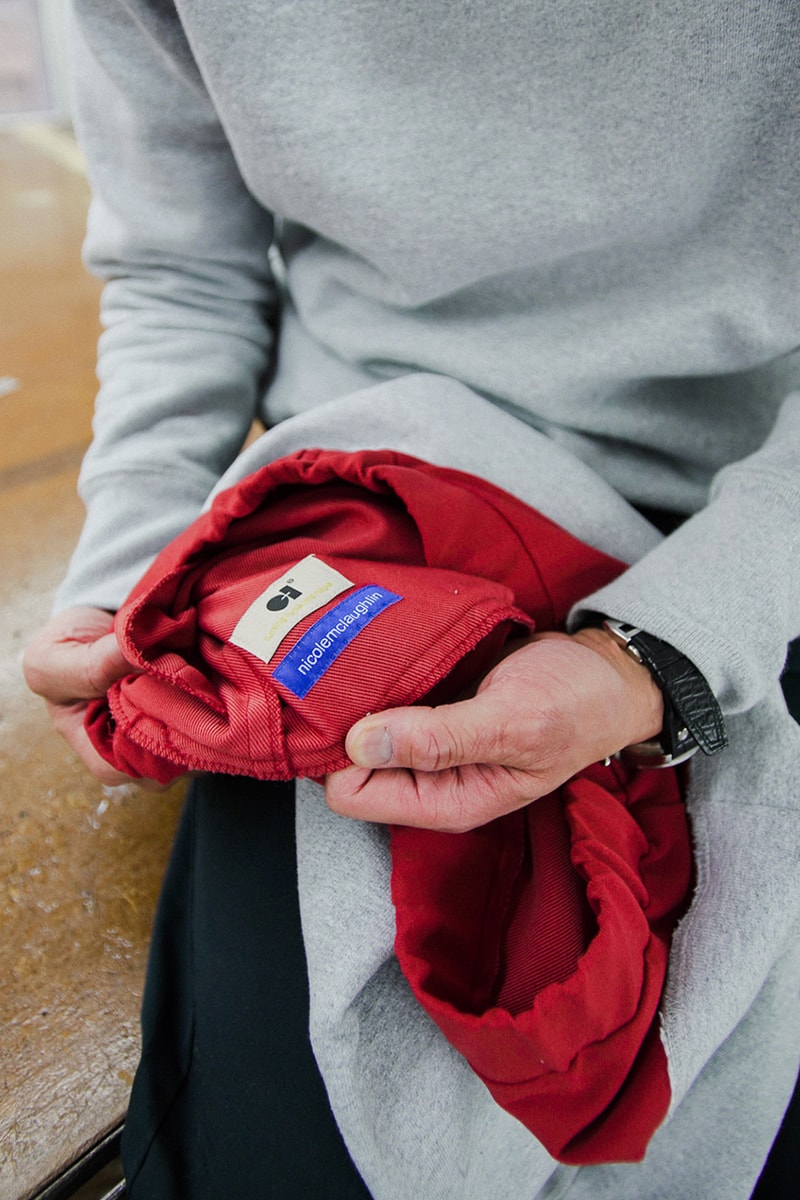 nicole mclaughlin upcycling o-1 dao-yi chow russell athletic release details bag hoodie slides upcycle earth day month