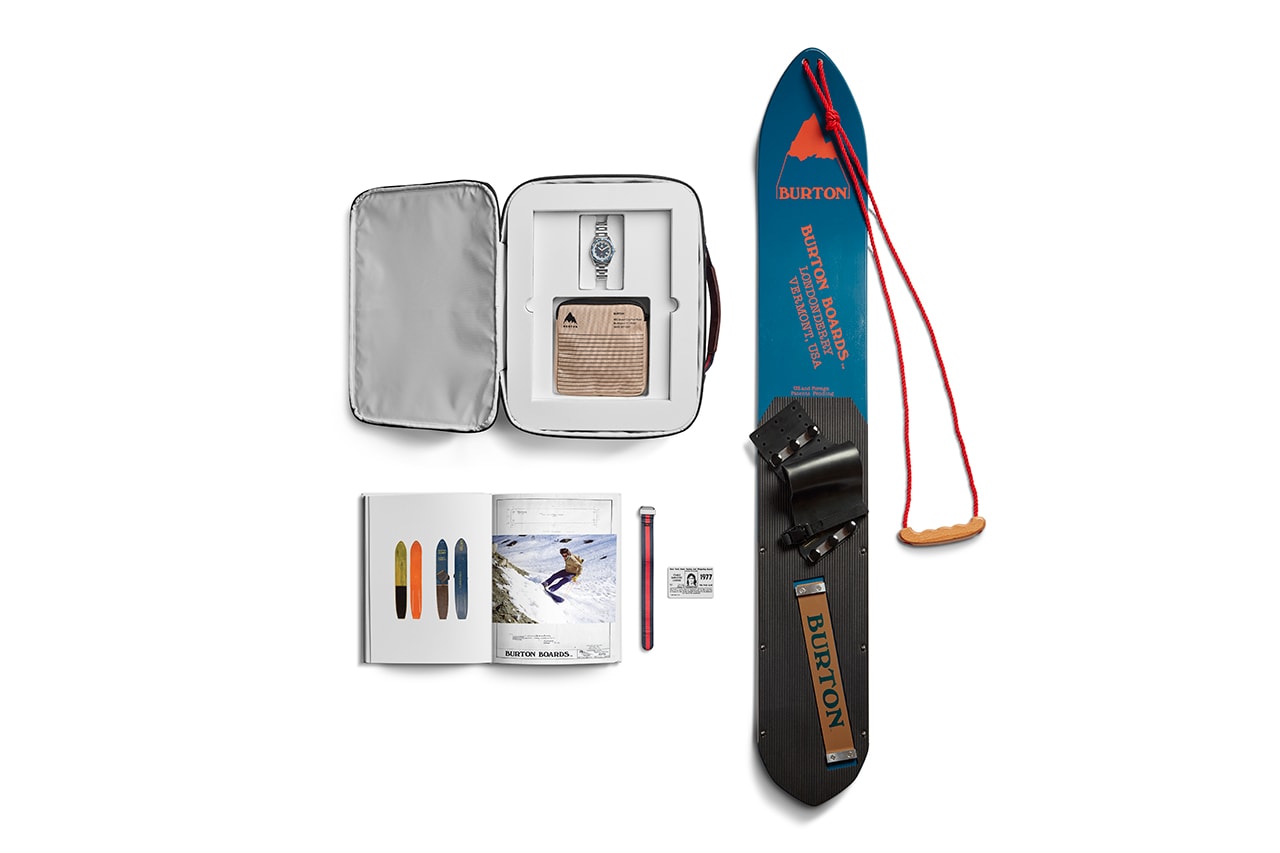 Shinola and Burton Collaborate on Watch and Board Gift Set to Honor the Founder of Snowboarding