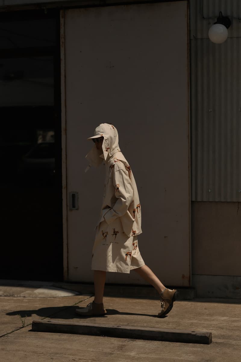 Sillage Ventile Spring Collection Lookbook Info Thailand Muay Thai CPO shirts jackets hakama pants circular pants navy beige khaki