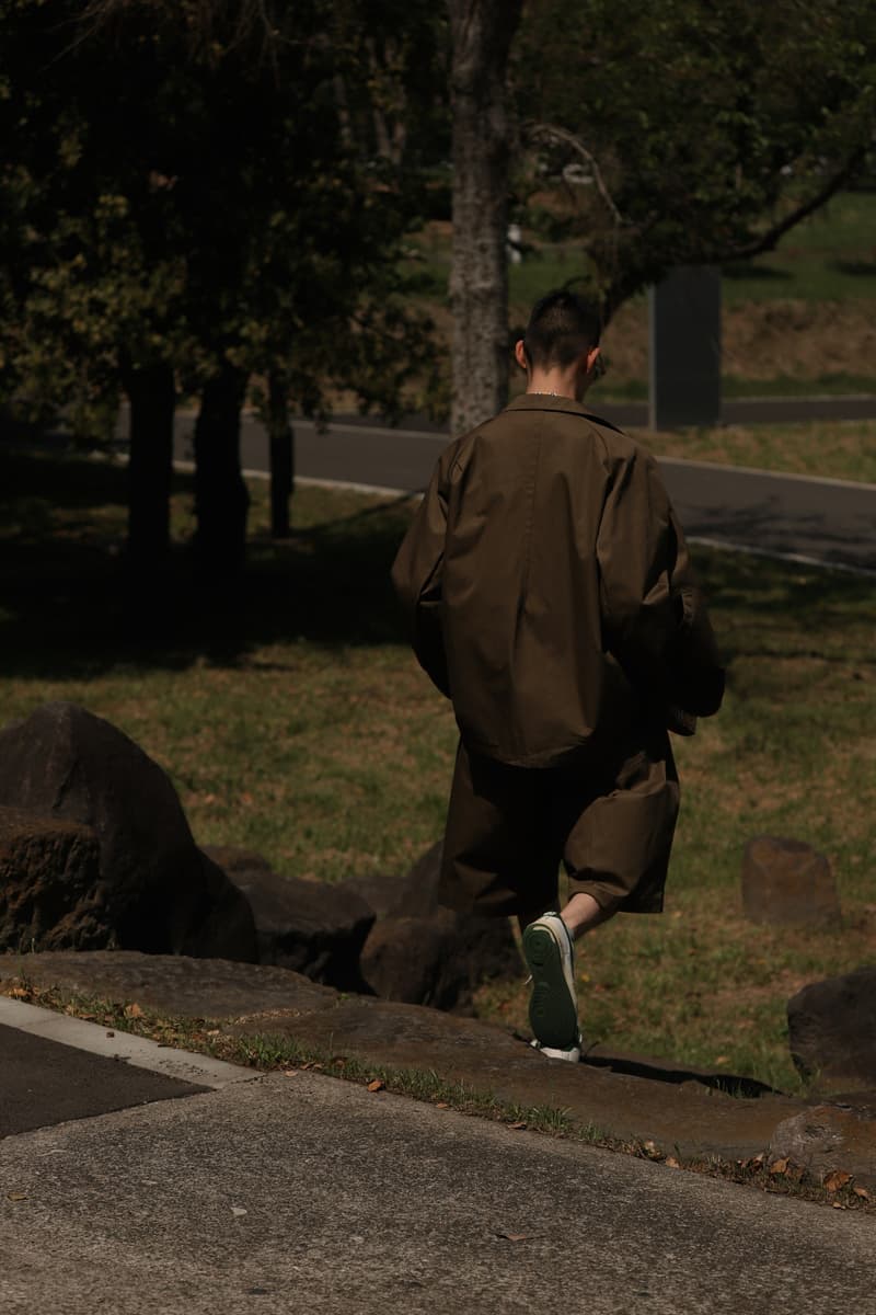 Sillage Ventile Spring Collection Lookbook Info Thailand Muay Thai CPO shirts jackets hakama pants circular pants navy beige khaki