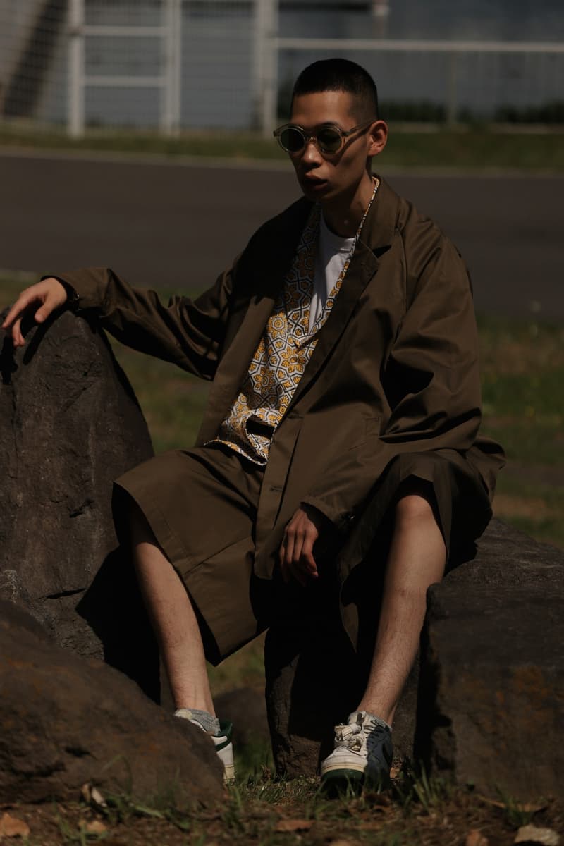 Sillage Ventile Spring Collection Lookbook Info Thailand Muay Thai CPO shirts jackets hakama pants circular pants navy beige khaki