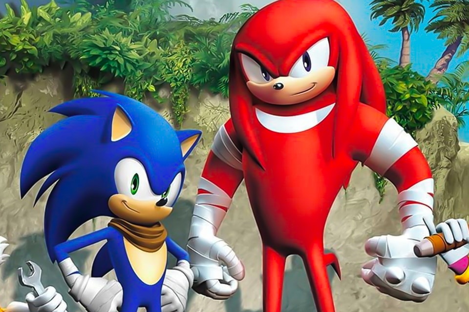 Sonic 2: foto do set mostra o visual de Knuckles e Tails