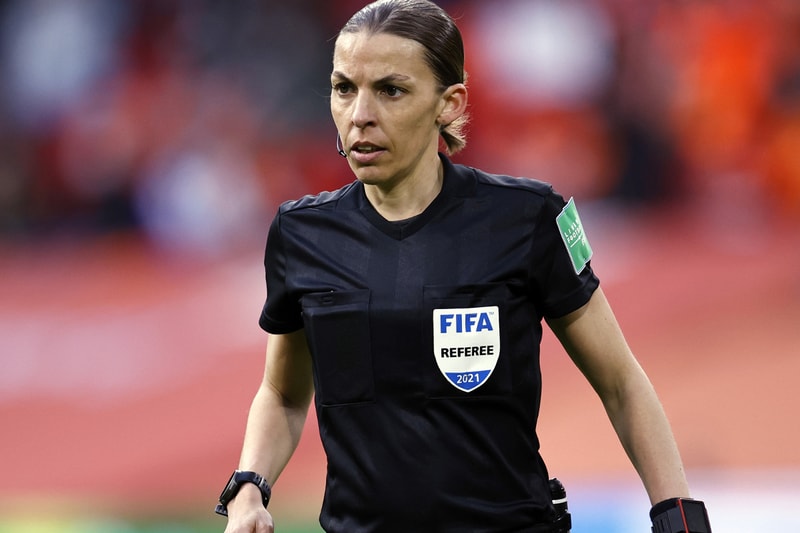 Stephanie Frappart Becomes First Female Official At European Championship UEFA football french referee soccer Union of European Football Associations super league premier league manchester united manchester city PSG paris saint-germain barcelona fc real madrid liverpool chelsea netherlands united states women's world cup UEFA Super Cup 