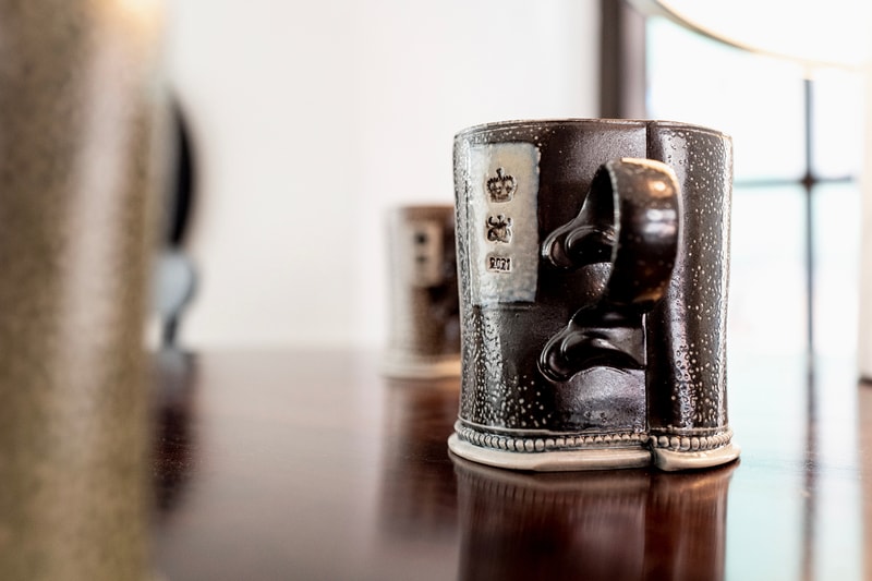 Steve Harrison Presents 'Mug-Cup: A Thirty-Year Retrospective' at THE SHOPHOUSE salt-glaze pottery mugs cups tea cups the shophouse hong kong tai hang british pottery artist 