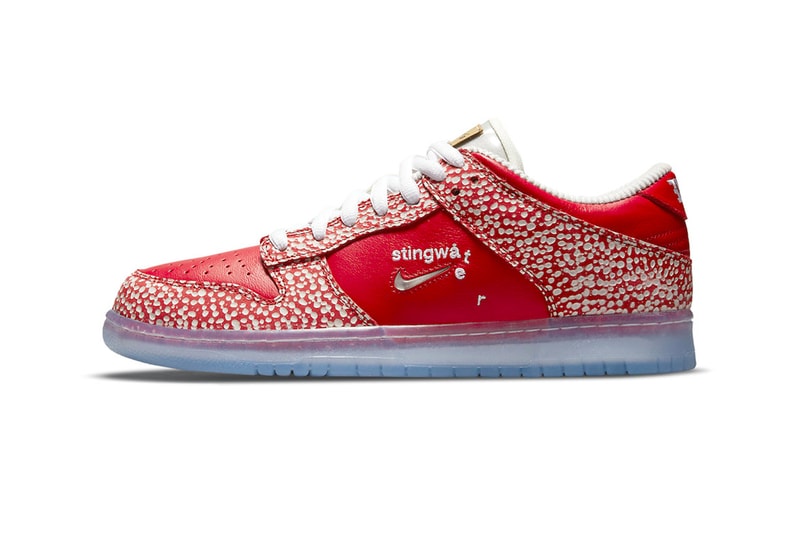 Stingwater Nike SB Dunk Low Magic Mushroom Official Look Release Info DH7650-600 University Red White Release Info Date Buy Price