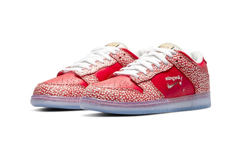 Stingwater Nike SB Dunk Low Magic Mushroom Official Look Release Info DH7650-600 University Red White Release Info Date Buy Price