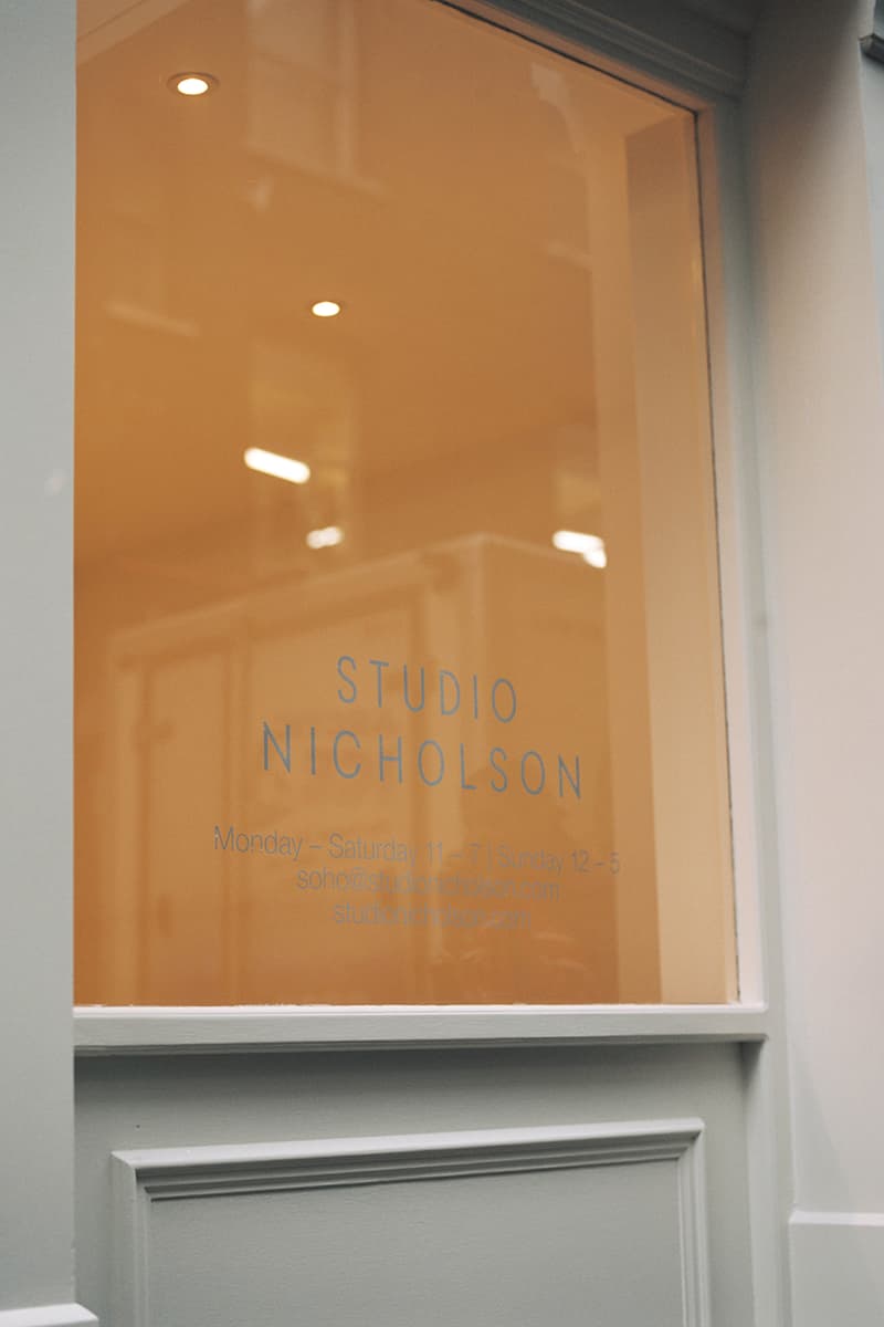 studio nicholson nick wakeman details london flagship look inside information