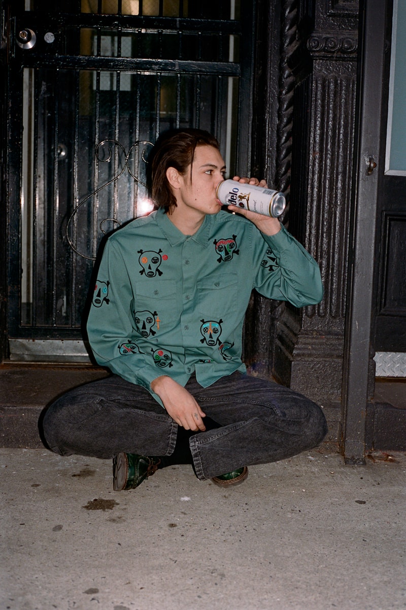 Supreme x Clayton Patterson SS21 Capsule Collection NYC artist Bomber MA-1 Reversible Shirt Jeans Caps