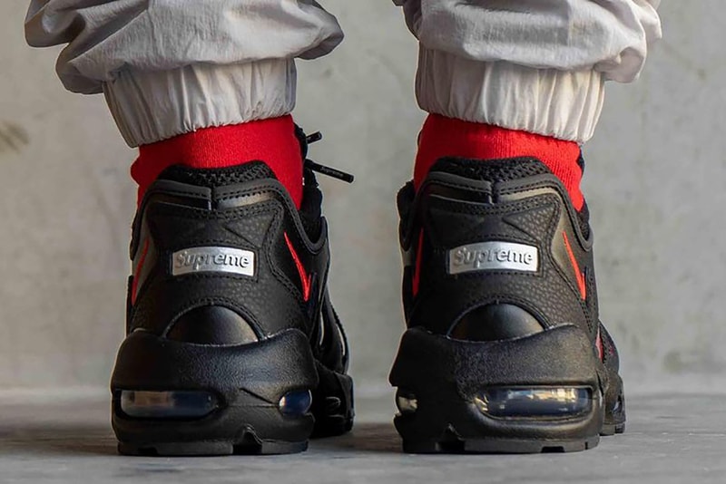 supreme nike air max 96 black speed red clear CV7652 002 release info store list buying guide photos price 