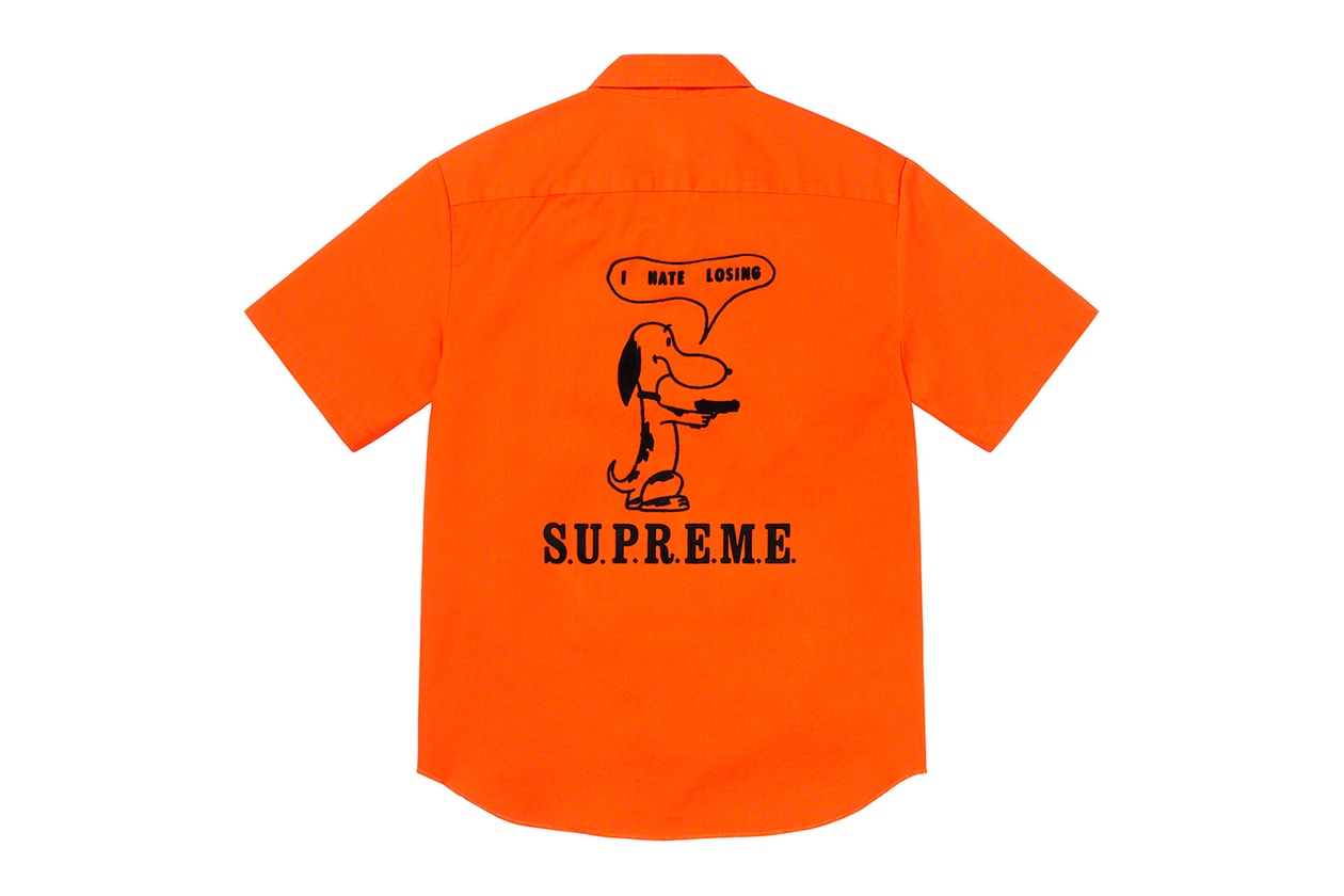 Supreme Spring Summer 2021 Week 9 Release Drop List Info Cali Thornhill Dewitt HYPEBEAST Blue Bottle Coffee Shibuya HUMAN MADE CAT Heron Preston Kevin Smith The Hundreds Dover Street Market Stüssy One Piece BAIT Off-White™ Babylon LA