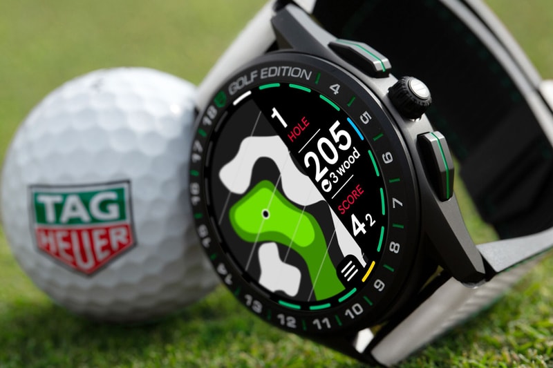 Tommy Fleetwood brand ambassador golf pros style luxury feel driving zone feature shot tracking club recommendation tool ultra-lightweight 45-mm black titanium case white strap