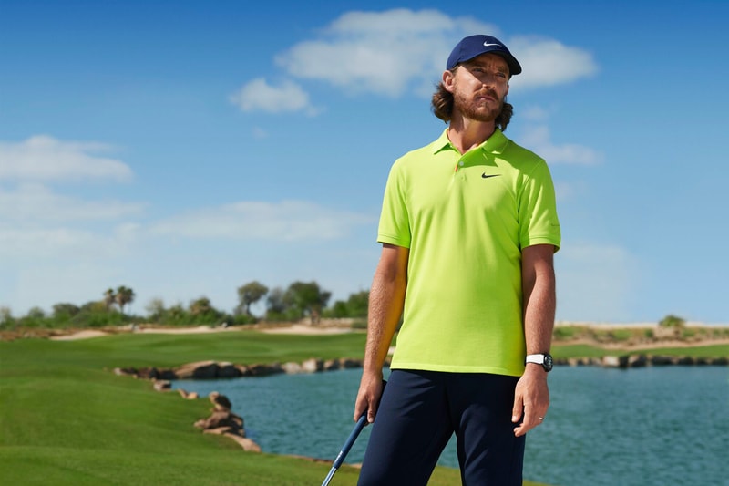 Tommy Fleetwood brand ambassador golf pros style luxury feel driving zone feature shot tracking club recommendation tool ultra-lightweight 45-mm black titanium case white strap