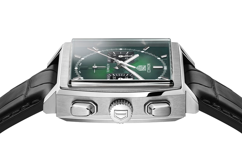Tag Heuer Monaco Green Dial Marks 2021 Grand Prix de Monaco Historique