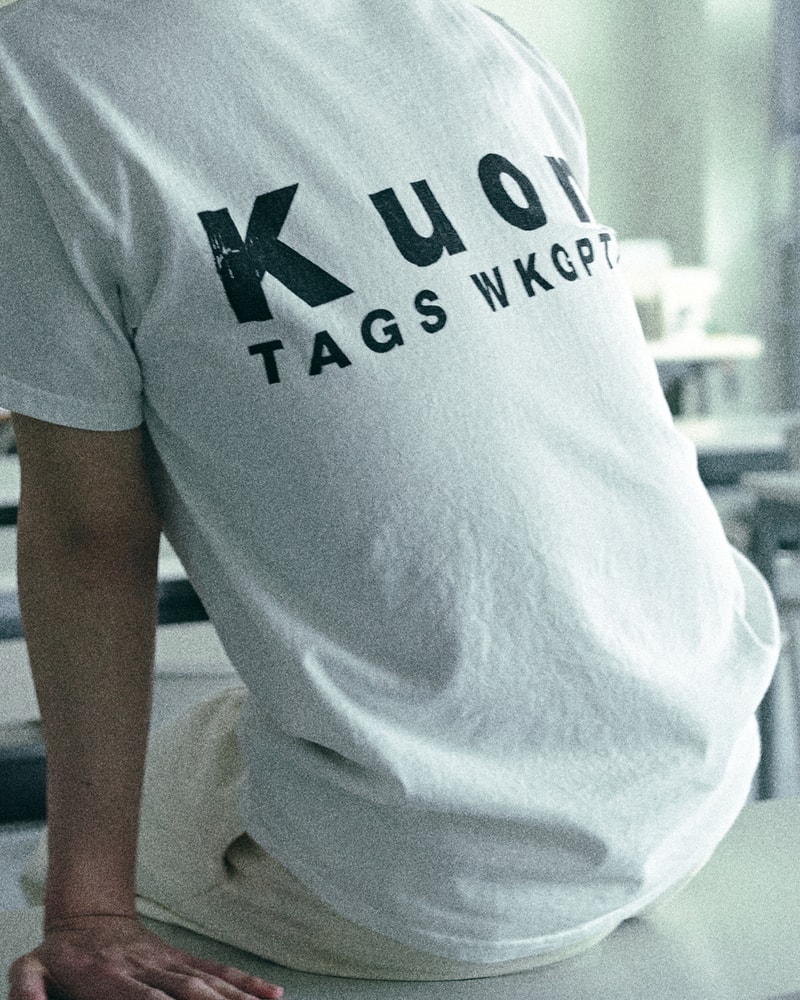 TAGS WKGPTY x KUON "The Outsiders" Collaboration robert frost clothing apparel japan working party collection release date info buy tokyo Nothing Gold Can Stay poem