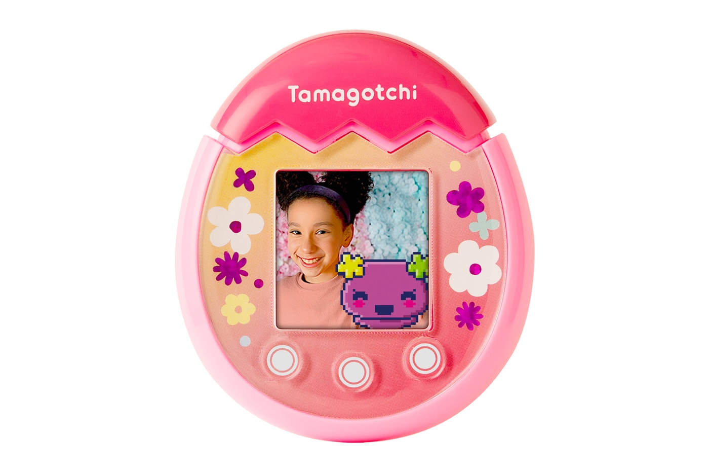 Tamagotchi Pix digital pet selfie augmented reality gaming devices premium bandai egg game info