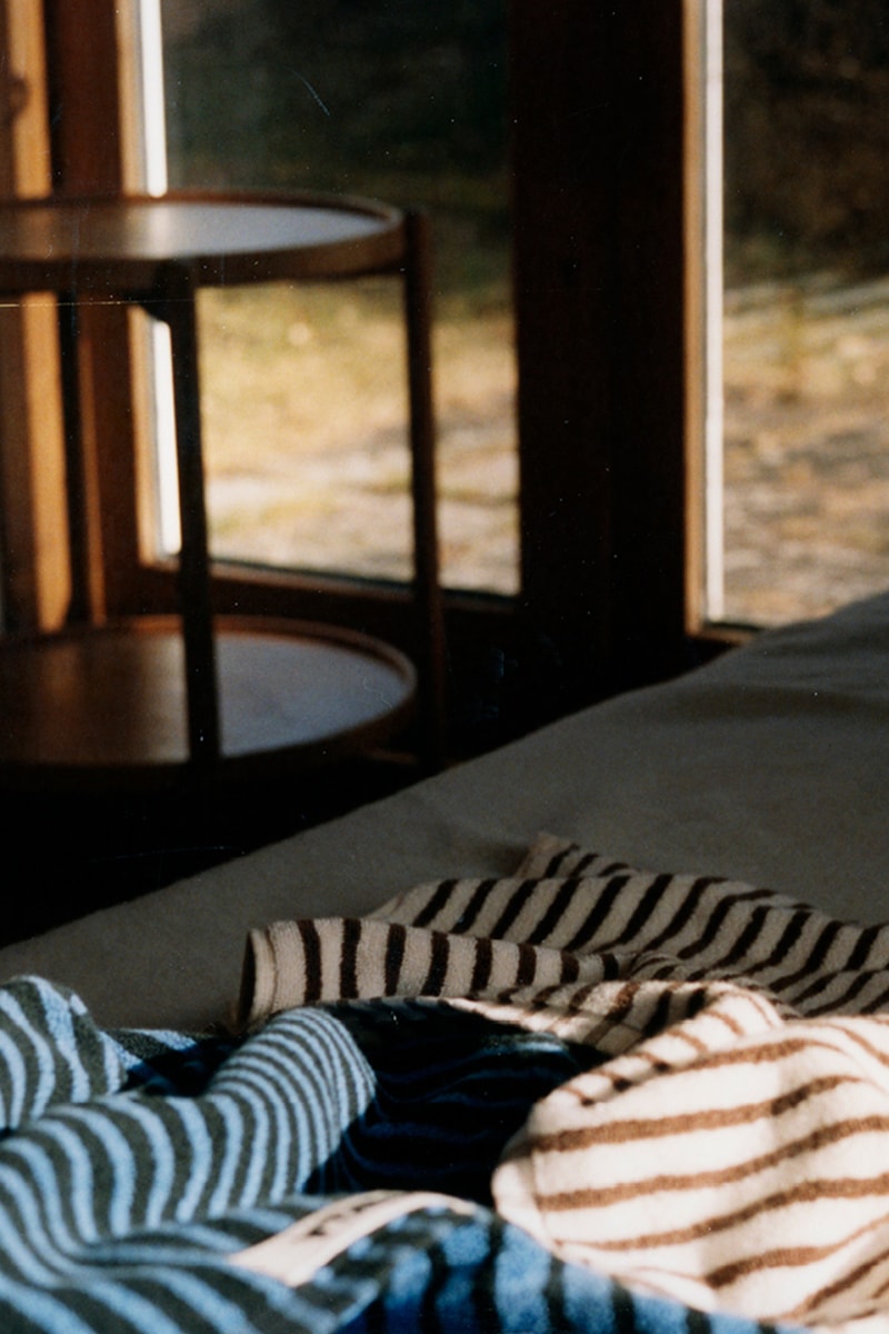 TEKLA Organic Towel Collection Release Info Denmark homeware stripes 