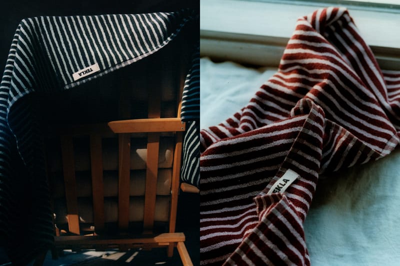 French Summers Inspire Tekla Fabrics' Organic Towel Collection