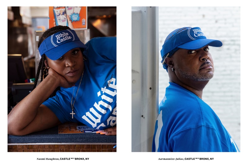 Telfar Redesigns White Castle Staff Uniforms 100th anniversary outfit employees