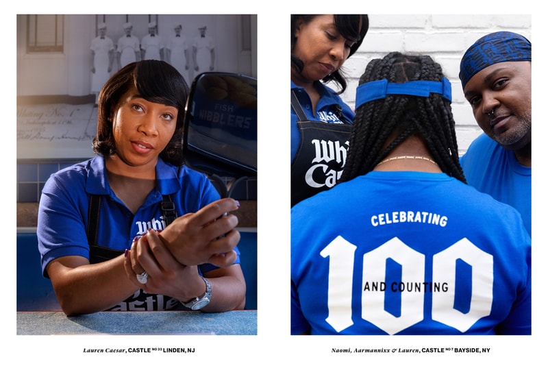 Telfar Redesigns White Castle Staff Uniforms 100th anniversary outfit employees
