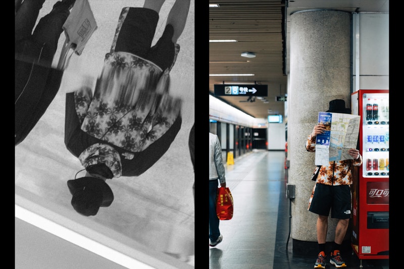DOE x The North Face "Coffee Camouflage" Collaboration collection capsule shanghai release date info buy colorway shorts bag sacoche tote jacket shirt