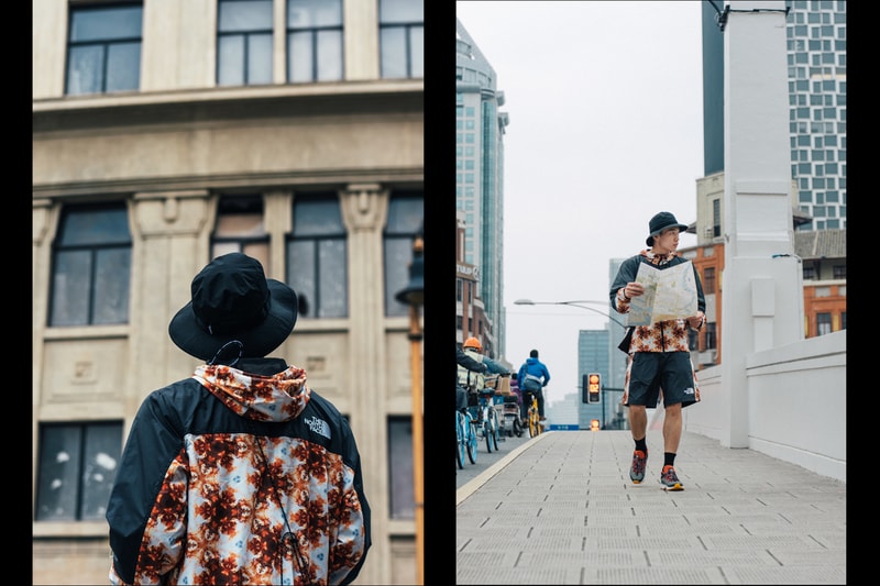 DOE x The North Face "Coffee Camouflage" Collaboration collection capsule shanghai release date info buy colorway shorts bag sacoche tote jacket shirt