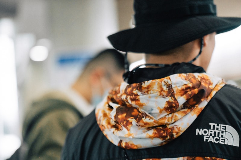 DOE x The North Face "Coffee Camouflage" Collaboration collection capsule shanghai release date info buy colorway shorts bag sacoche tote jacket shirt
