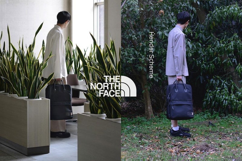 The North Face Japan x Hender Scheme SS21 Collaboration bag sneaker shoe spring summer 2021 release date info buy vibram sole japan shuttle sandals shoes bags tote daypack glam travel kit tnf goldwin price retail web site store colorway leather cordura HS Ultra Stratum PRO Climbing Diversity