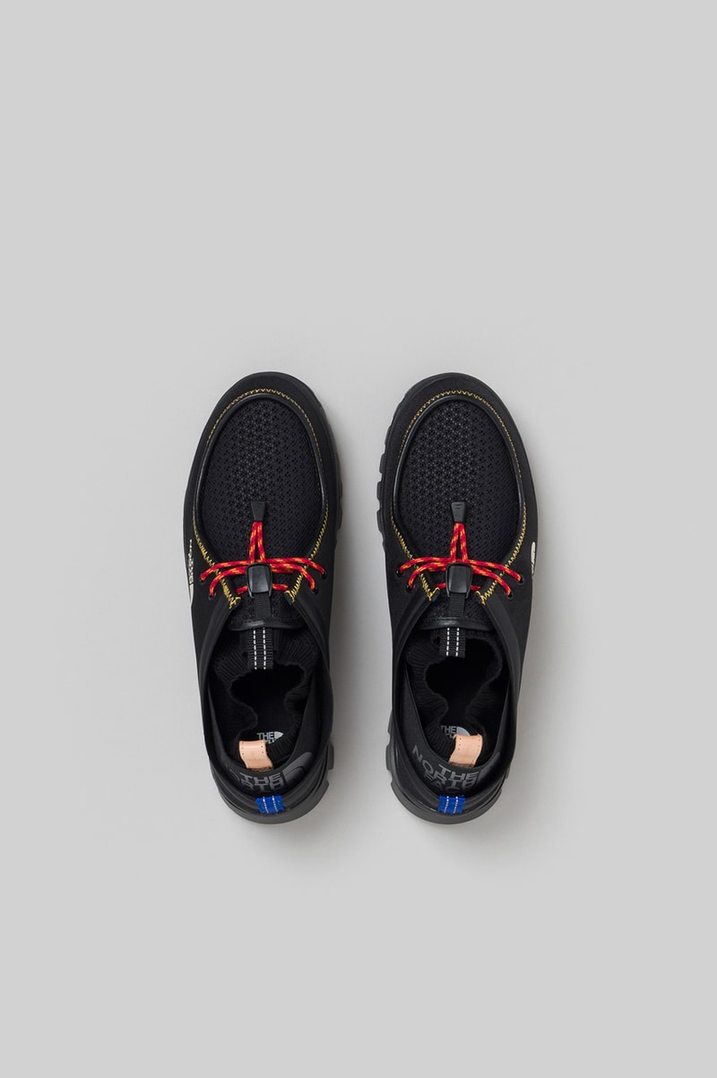 The North Face Japan x Hender Scheme SS21 Collaboration bag sneaker shoe spring summer 2021 release date info buy vibram sole japan shuttle sandals shoes bags tote daypack glam travel kit tnf goldwin price retail web site store colorway leather cordura HS Ultra Stratum PRO Climbing Diversity