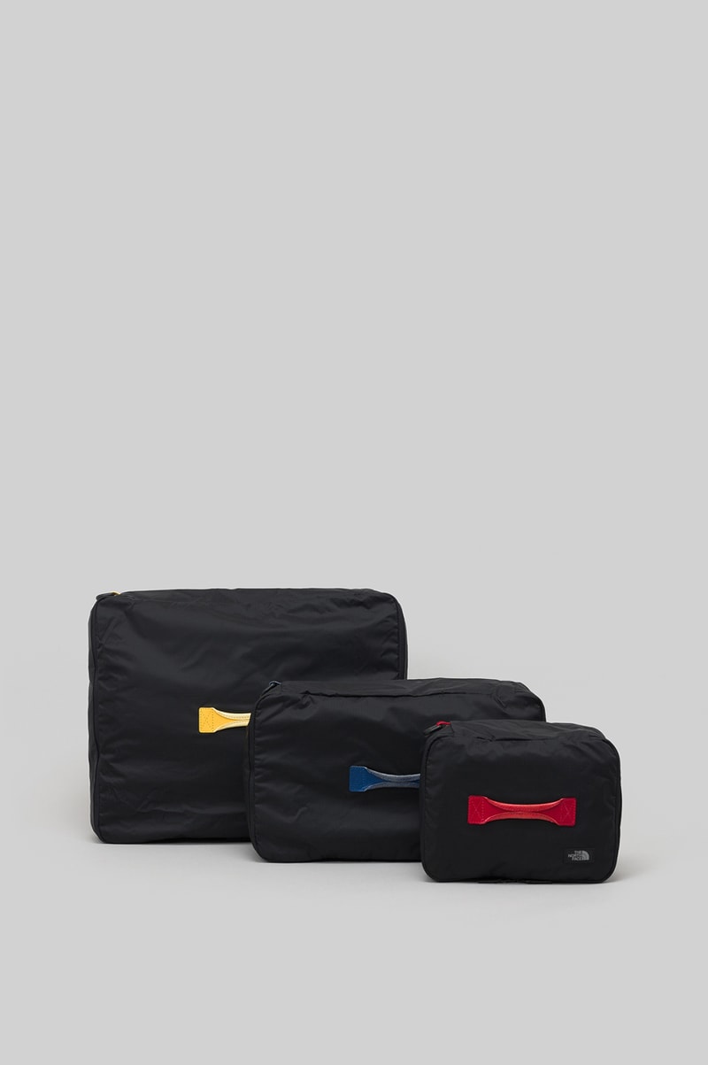 The North Face Japan x Hender Scheme SS21 Collaboration bag sneaker shoe spring summer 2021 release date info buy vibram sole japan shuttle sandals shoes bags tote daypack glam travel kit tnf goldwin price retail web site store colorway leather cordura HS Ultra Stratum PRO Climbing Diversity