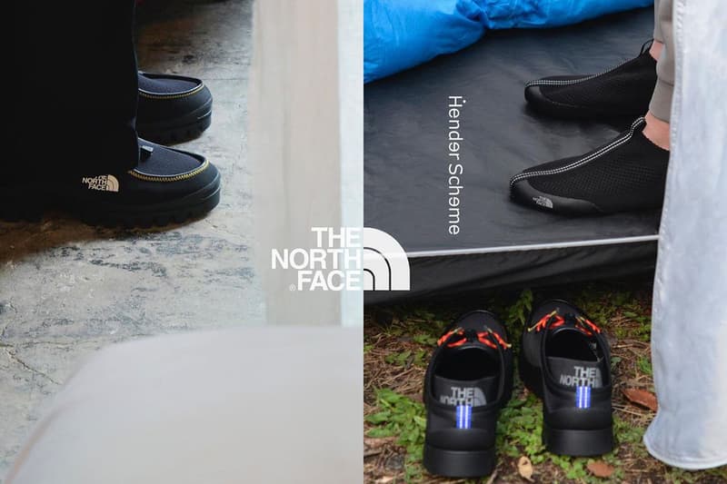 The North Face Japan x Hender Scheme SS21 Collaboration bag sneaker shoe spring summer 2021 release date info buy vibram sole japan shuttle sandals shoes bags tote daypack glam travel kit tnf goldwin price retail web site store colorway leather cordura HS Ultra Stratum PRO Climbing Diversity