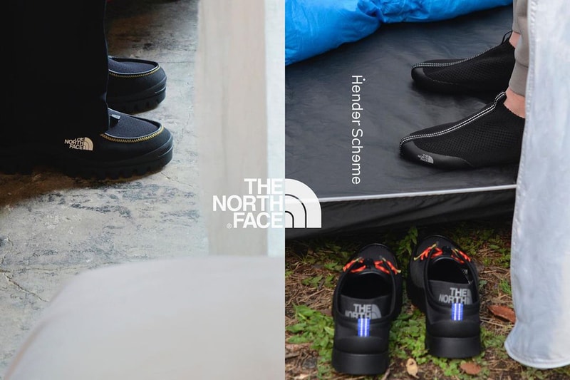 The North Face Japan x Hender Scheme SS21 Collaboration bag sneaker shoe spring summer 2021 release date info buy vibram sole japan shuttle sandals shoes bags tote daypack glam travel kit tnf goldwin price retail web site store colorway leather cordura HS Ultra Stratum PRO Climbing Diversity
