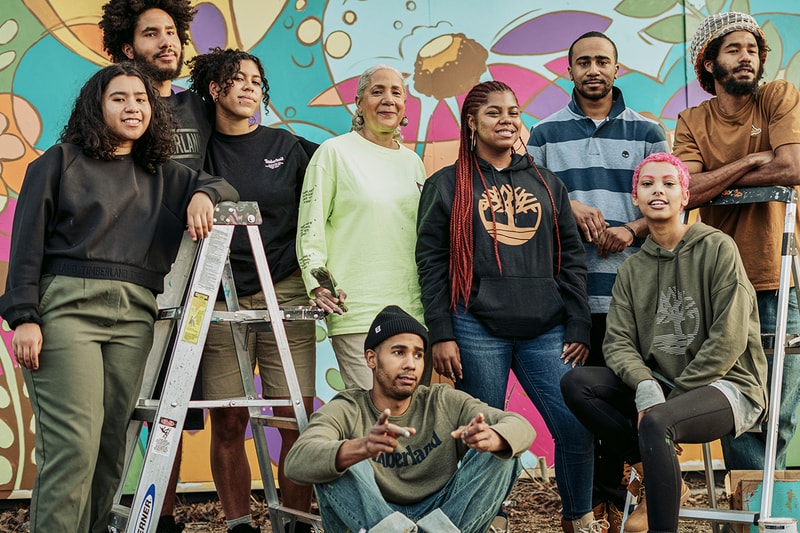 Timberland "Nature Needs Heroes" Campaign Info global warming fashion flock together mural moves dayun tang