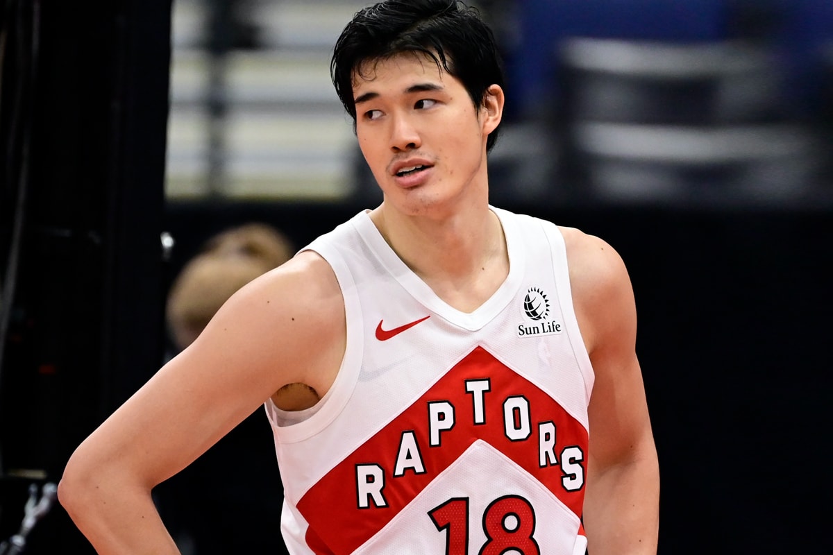 Toronto Raptors Officially Sign Japanese Forward Yuta Watanabe to Standard NBA Contract basketball Bobby Webster George Washington Memphis Grizzlies Canada 