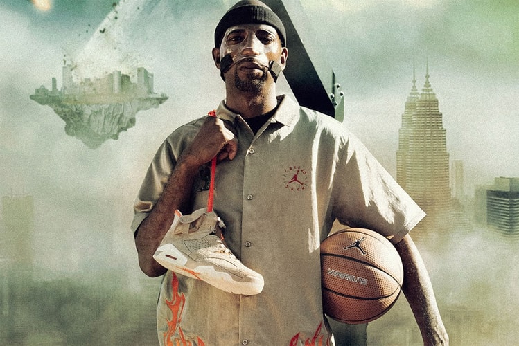 Travis Scott Summons NBA Legend Rip Hamilton for Air Jordan 6 "British Khaki" Campaign