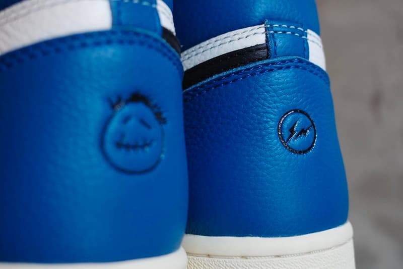 Travis Scott X Fragment Design X Air Jordan 1 High Og Military Blue On Foot Hypebeast Travis Scott X Fragment Design X Air Jordan 1 High Og Military Blue On Foot Hypebeast