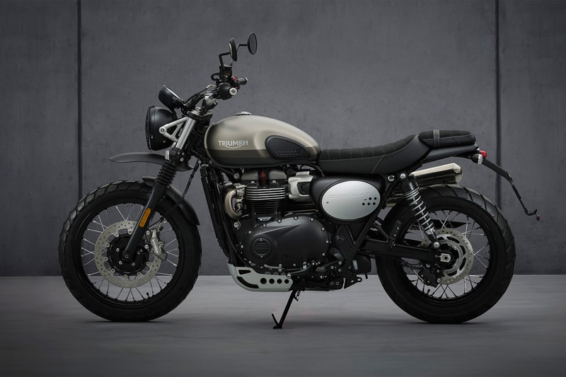 triumph motorcycles 2022 street scrambler sandstorm special edition 65 horsepower 900 cc bike riding 