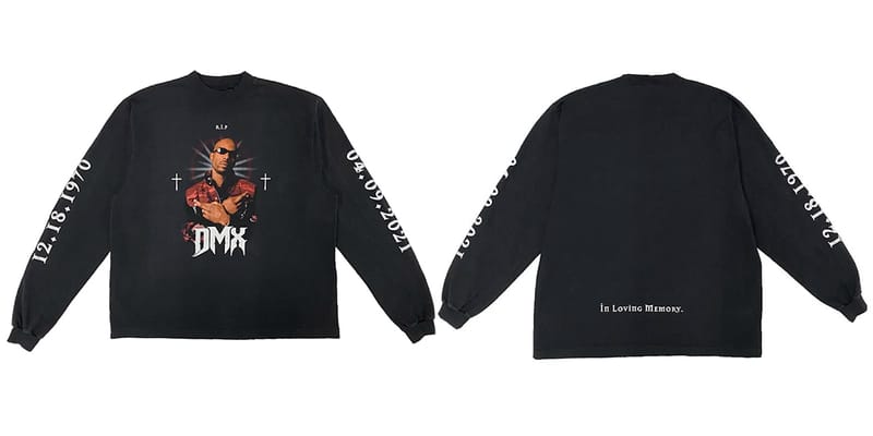 Balenciaga x Yeezy DMX A Tribute Longsleeve TShirt Faded Black  SS21  Mens  US
