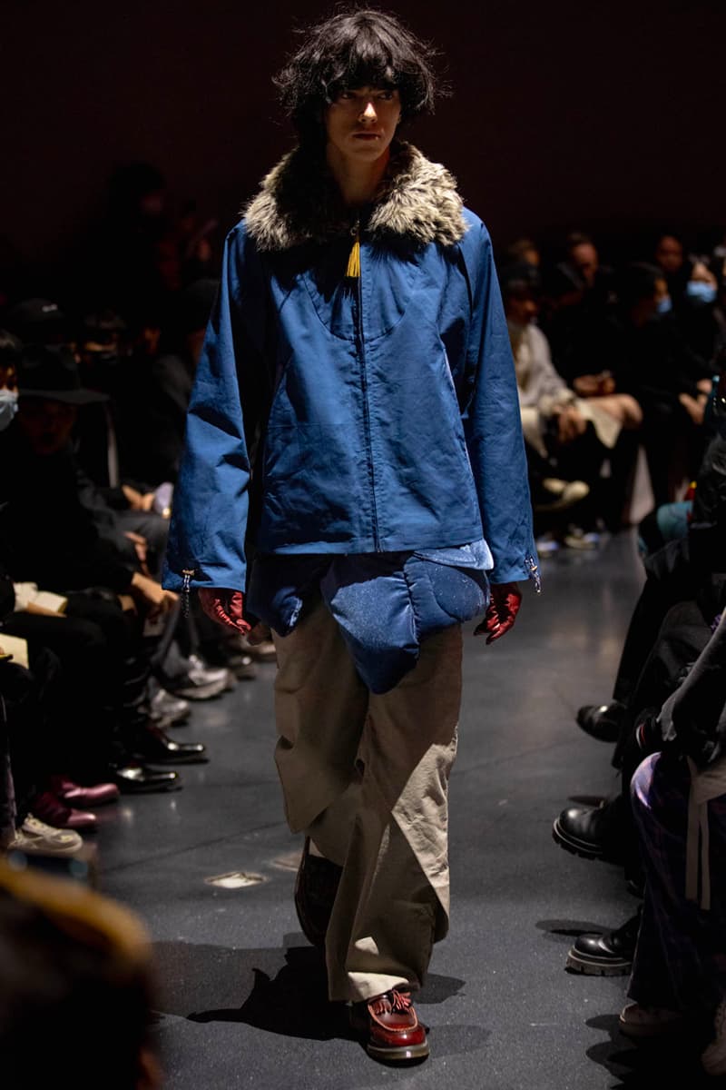 UMAMIISM Oyster FW2021 Collection Runway bigfoot Shanghai Fashion Week Runways Chinese fashion brands layers 