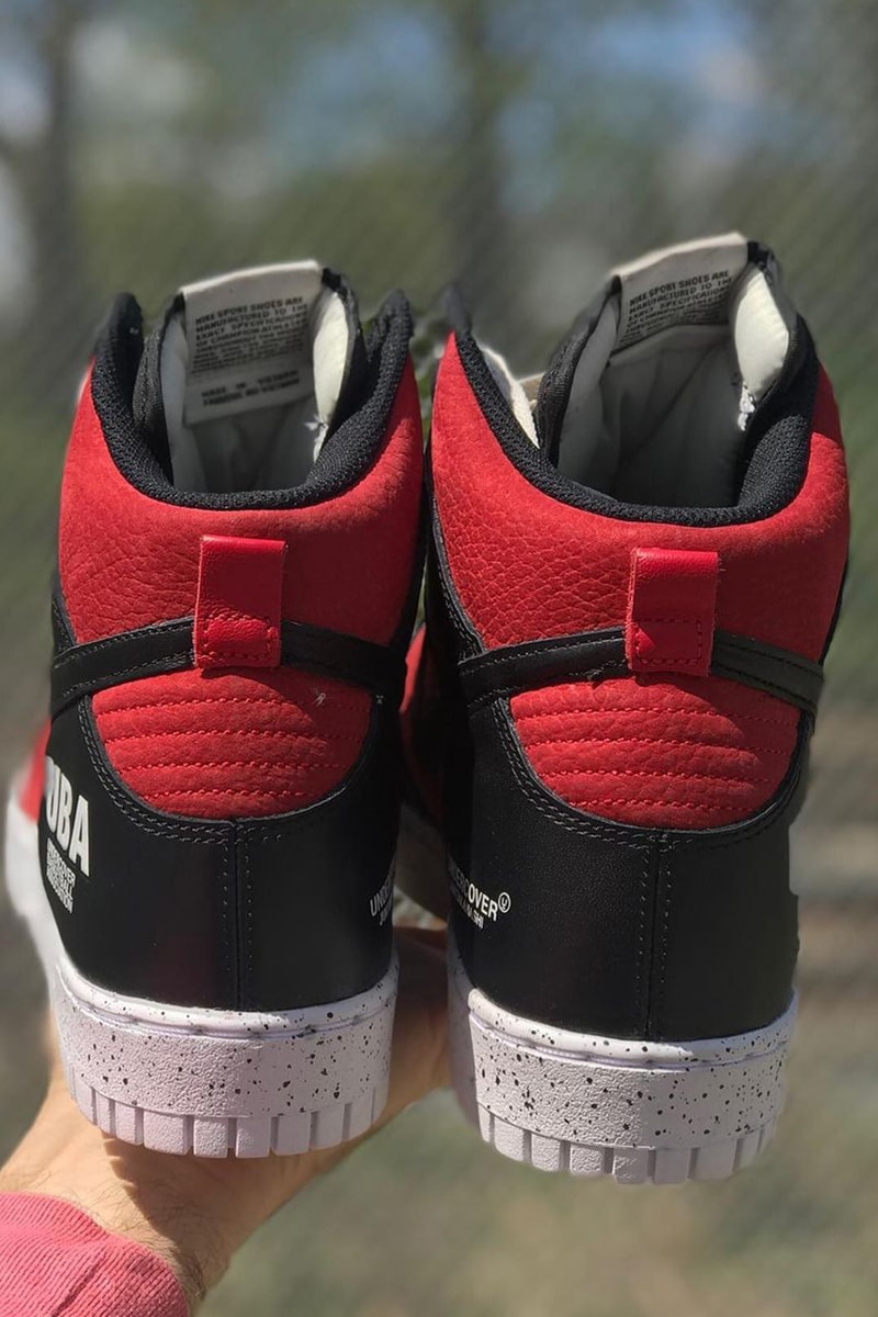 undercover nike dunk high uba black red white release info store list buying guide photos price jun takahashi sportswear