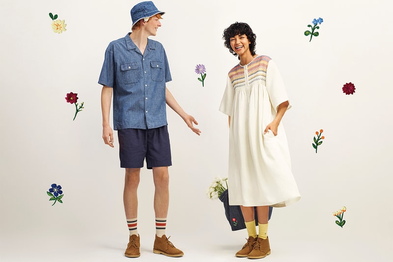 uniqlo jw anderson jonathon streetwear fashion spring summer dresses womenswear menswear accessories mens womens hats tote embroidery flower relaxed fit summer 
