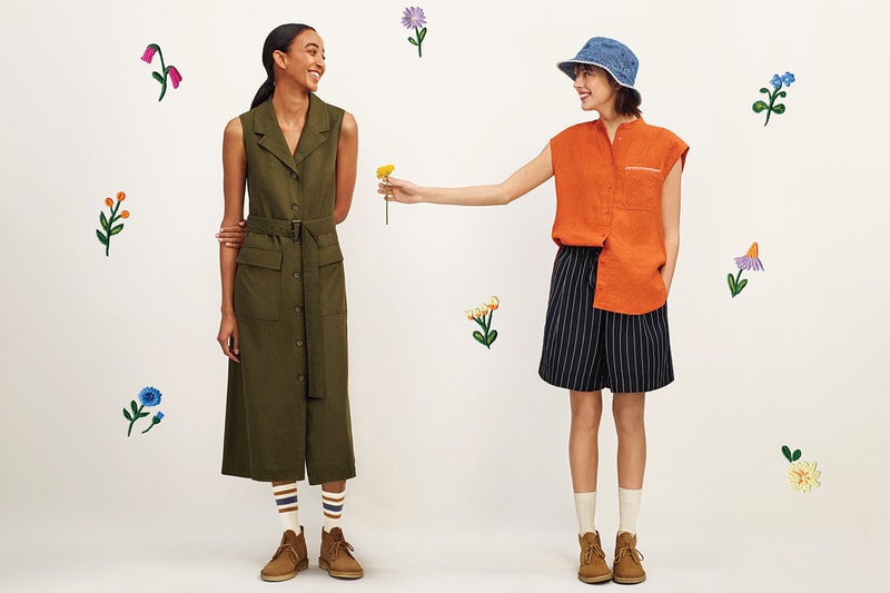 uniqlo jw anderson jonathon streetwear fashion spring summer dresses womenswear menswear accessories mens womens hats tote embroidery flower relaxed fit summer 