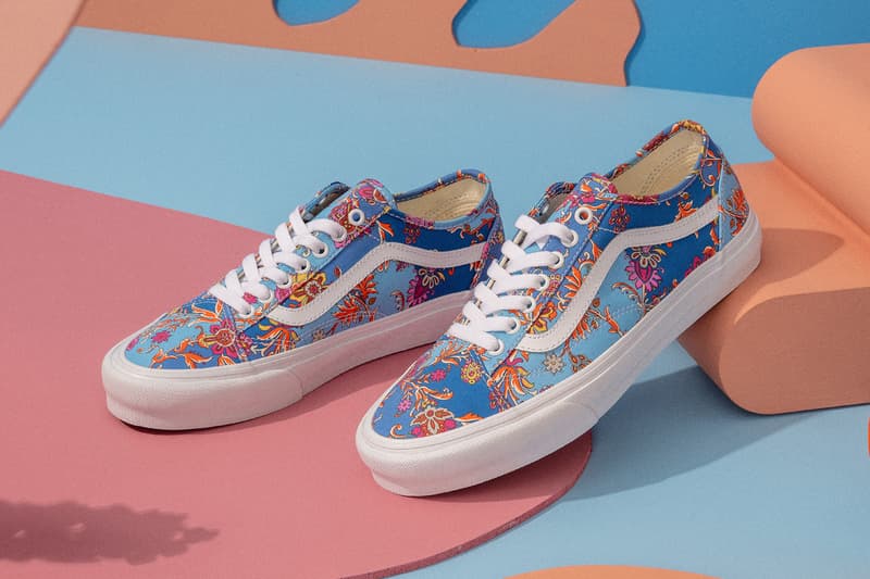 vans liberty of london fabrics old skool t shirt sweatshirt floral paisley official release date info photos price store list buying guide