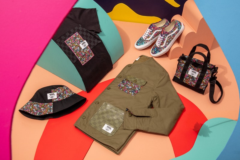 vans liberty of london fabrics old skool t shirt sweatshirt floral paisley official release date info photos price store list buying guide