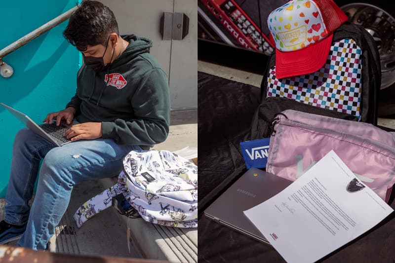vans los angeles school of global studies google chromebook donation steve van doren info news