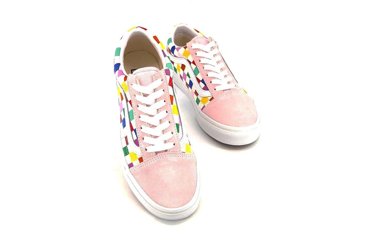 vans old skool trainer pink multicolor offspring exclusive 2421877231 release info store list buying guide photos price 