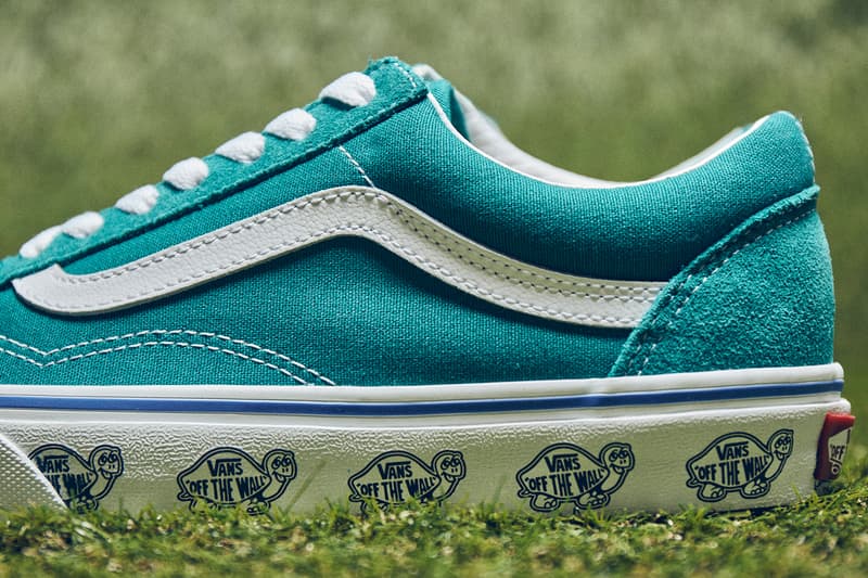 vans old skool turtle print seafoam green official release date info photos price store list buying guide