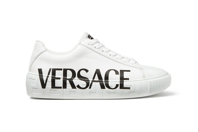 Versace Greca Sneaker Donatella Spring Summer 2021 SS21 Collection New Footwear Shoe Trainer Designer Luxury Italian Fashion House Medusa