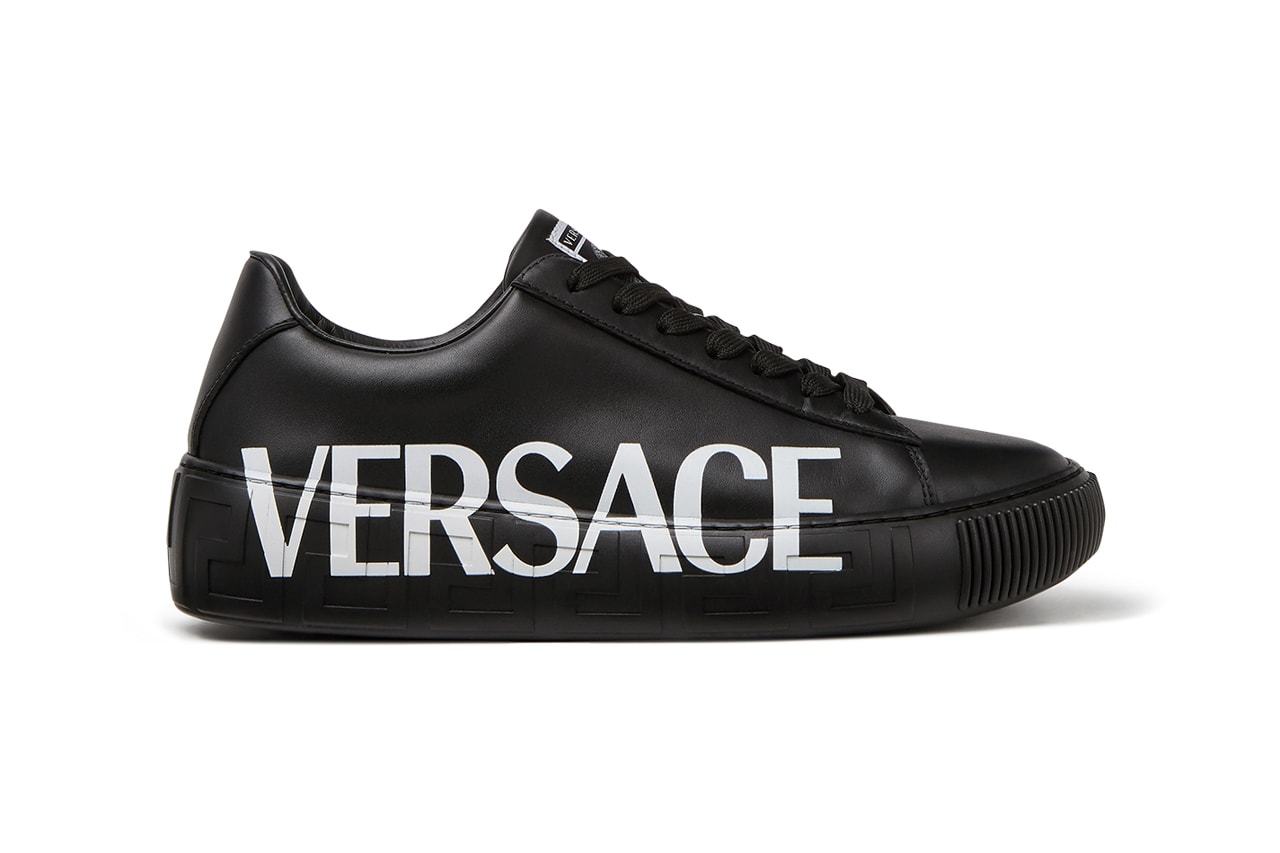 Versace Greca Sneaker Donatella Spring Summer 2021 SS21 Collection New Footwear Shoe Trainer Designer Luxury Italian Fashion House Medusa